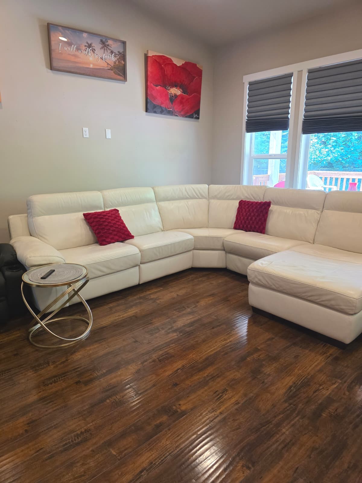 Bright, comfortable sitting area with a large sectional sofa at Adalena 2